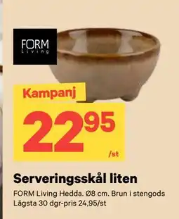City Gross Serveringsskål liten, SEK 22.95 erbjuda