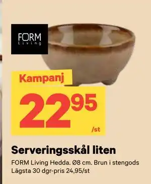 City Gross Serveringsskål liten, SEK 22.95 erbjuda