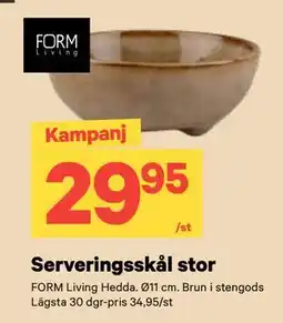 City Gross Serveringsskål stor, SEK 29.95 erbjuda
