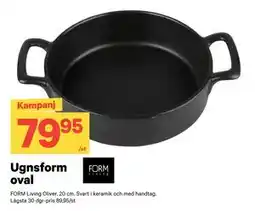 City Gross Ugnsform oval, SEK 79.95 erbjuda