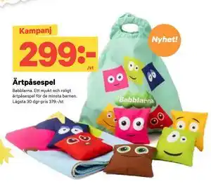 City Gross Ärtpåsespel, SEK 299 erbjuda