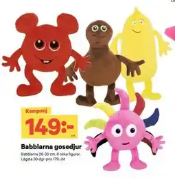 City Gross Babblarna gosedjur, SEK 149 erbjuda