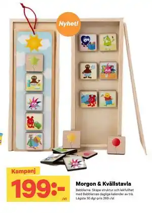 City Gross Morgon & Kvällstavla, SEK 199 erbjuda