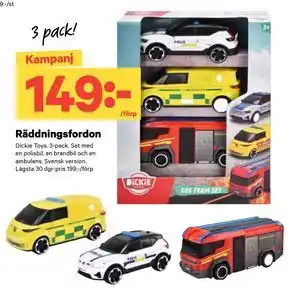 City Gross Räddningsfordon, SEK 149 erbjuda