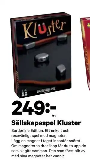 City Gross Sällskapsspel Kluster, SEK 249 erbjuda