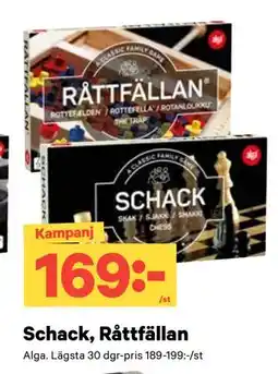 City Gross Schack, Råttfällan, SEK 169 erbjuda