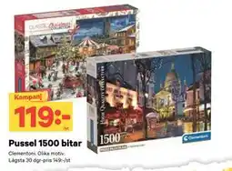 City Gross Pussel 1500 bitar, SEK 119 erbjuda