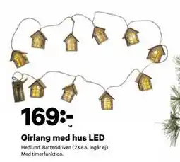City Gross Girlang med hus LED, SEK 169 erbjuda