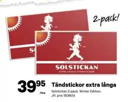 City Gross Tändstickor extra långa, SEK 39.95 erbjuda
