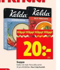 ICA Kvantum Kelda Soppa erbjuda