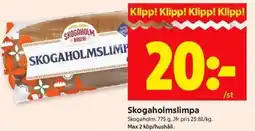 ICA Kvantum Skogaholm Skogaholmslimpa erbjuda