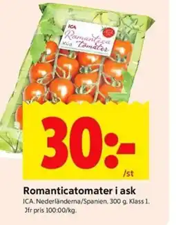 ICA Kvantum ICA Romanticatomater i ask erbjuda