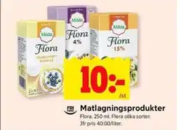 ICA Kvantum Flora Matlagningsprodukter erbjuda