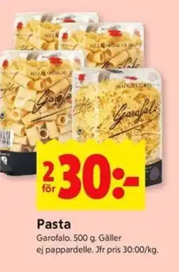 ICA Kvantum Garofalo Pasta erbjuda