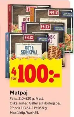 ICA Kvantum FELIX Matpaj erbjuda