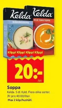 ICA Kvantum Kelda Soppa erbjuda