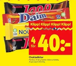 ICA Kvantum Marabou Chokladbitar erbjuda