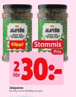 ICA Kvantum ICA Jalapenos erbjuda