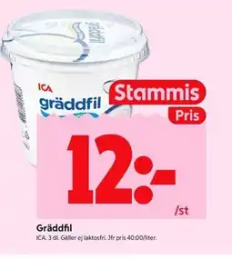 ICA Kvantum ICA Gräddfil erbjuda