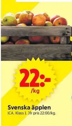 ICA Supermarket Svenska äpplen erbjuda