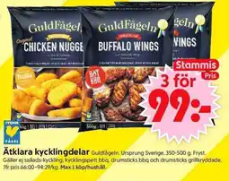 ICA Supermarket Guldfågeln Ätklara kycklingdelar erbjuda