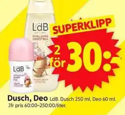 ICA Supermarket LdB Dusch, Deo erbjuda