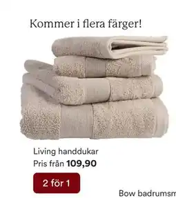 Hemtex Living handdukar erbjuda