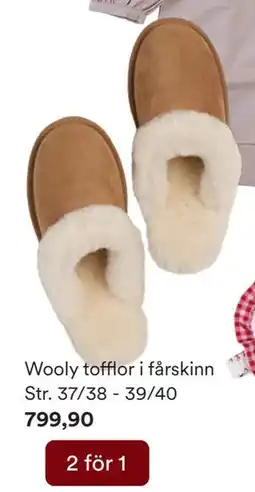 Hemtex Wooly tofflor i fårskinn, SEK 799.9 erbjuda