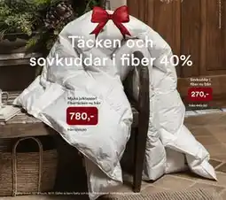 Hemtex Mjuka julklappar! Fibertäcken erbjuda