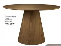 Hemtex Maia matbord ø 120 cm, SEK 7000 erbjuda