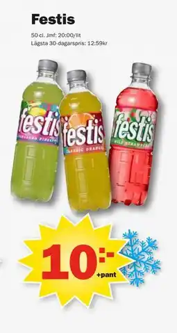 Pekås Festis, SEK 10 erbjuda