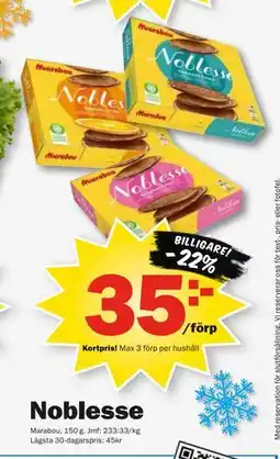 Pekås Noblesse, Medlemspris erbjuda