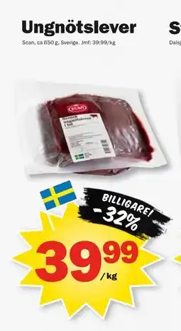 Pekås Ungnötslever, SEK 39.99 erbjuda