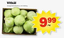 Pekås Vitkål, SEK 9.99 erbjuda