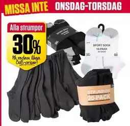 ÖoB Alla strumpor erbjuda