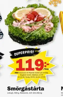 Pekås Smörgåstårta, SEK 119 erbjuda