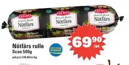 Nära dej Nötfärs rulle, SEK 69.9 erbjuda