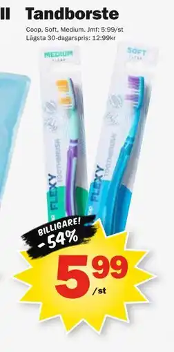 Pekås Tandborste, SEK 5.99 erbjuda