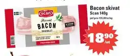 Nära dej Bacon skivat, SEK 18.9 erbjuda