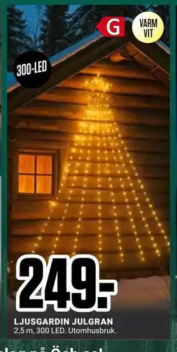 ÖoB LJUSGARDIN JULGRAN, SEK 249 erbjuda