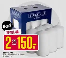 ÖoB BLOCKLJUS, SEK 150 erbjuda