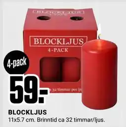 ÖoB BLOCKLJUS, SEK 59 erbjuda