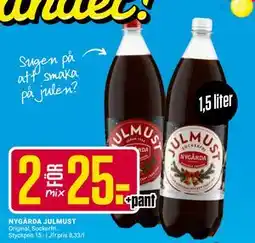 ÖoB NYGÅRDA JULMUST, SEK 25 erbjuda