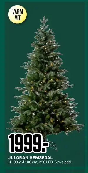 ÖoB JULGRAN HEMSEDAL, SEK 1999 erbjuda