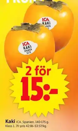 ICA Supermarket ICA Kaki erbjuda