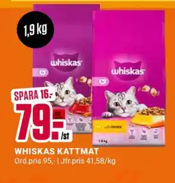 ÖoB WHISKAS KATTMAT, SEK 79 erbjuda