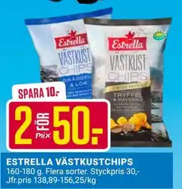 ÖoB ESTRELLA VÄSTKUSTCHIPS, SEK 50 erbjuda