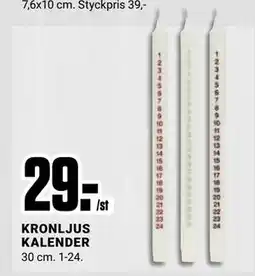 ÖoB KRONLJUS KALENDER, SEK 29 erbjuda