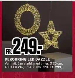 ÖoB DEKORRING LED DAZZLE erbjuda