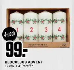 ÖoB BLOCKLJUS ADVENT, SEK 99 erbjuda